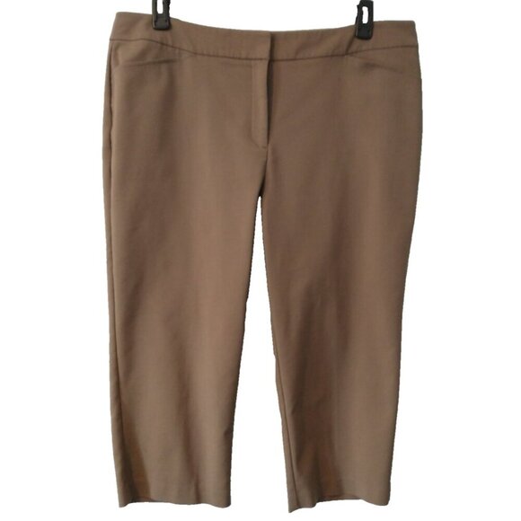 CHICO'S Fabulously Slimming Pants Capri Stretch Light Brown - Sz 3 (US 16) - Picture 1 of 7